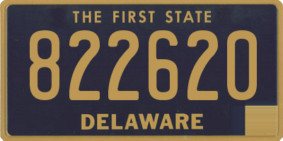DE license plate 822620