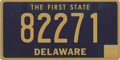 DE license plate 82271