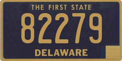 DE license plate 82279