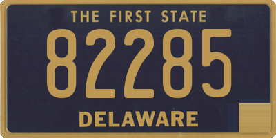 DE license plate 82285