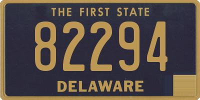 DE license plate 82294