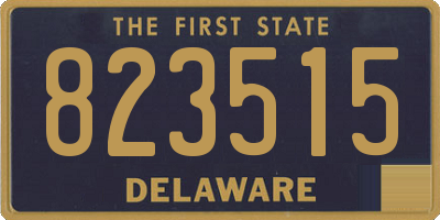 DE license plate 823515