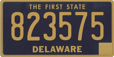 DE license plate 823575
