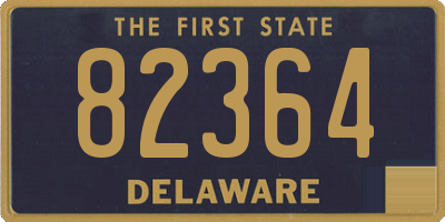 DE license plate 82364