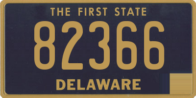 DE license plate 82366