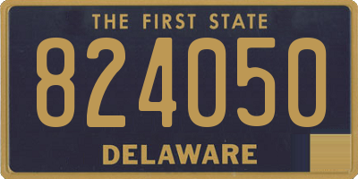DE license plate 824050