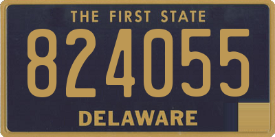 DE license plate 824055