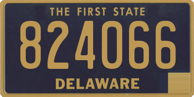 DE license plate 824066