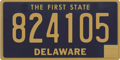 DE license plate 824105
