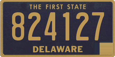 DE license plate 824127