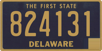 DE license plate 824131