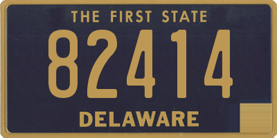 DE license plate 82414