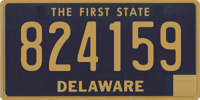 DE license plate 824159
