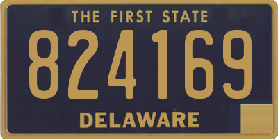 DE license plate 824169