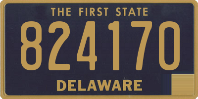 DE license plate 824170