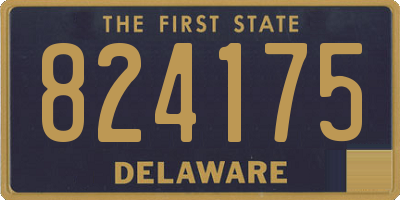 DE license plate 824175