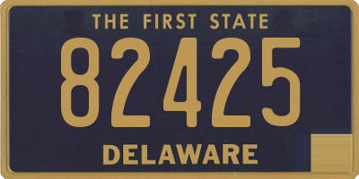 DE license plate 82425