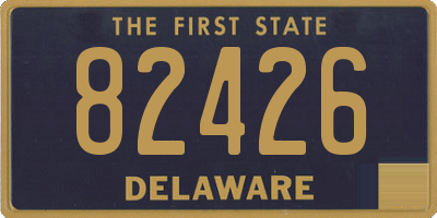 DE license plate 82426