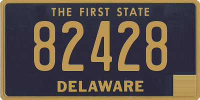 DE license plate 82428