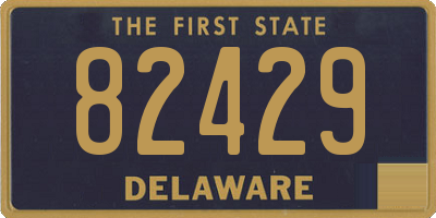 DE license plate 82429