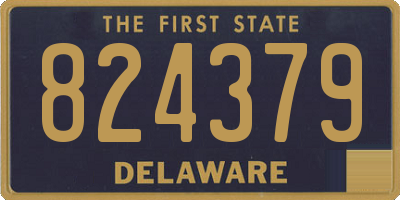DE license plate 824379