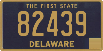 DE license plate 82439