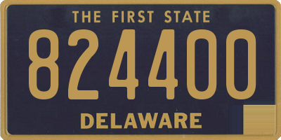 DE license plate 824400
