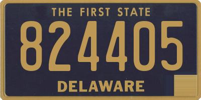 DE license plate 824405