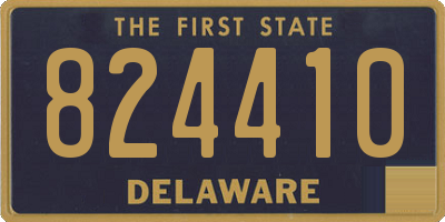 DE license plate 824410
