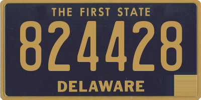 DE license plate 824428