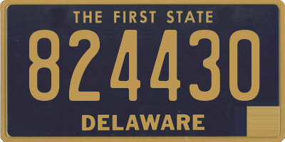 DE license plate 824430