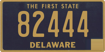 DE license plate 82444