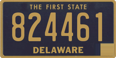 DE license plate 824461