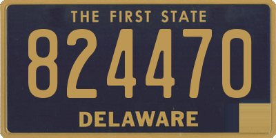 DE license plate 824470