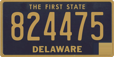 DE license plate 824475