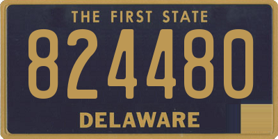 DE license plate 824480