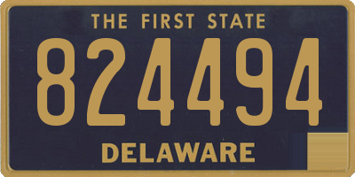 DE license plate 824494