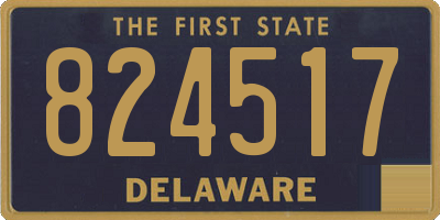 DE license plate 824517
