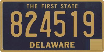 DE license plate 824519