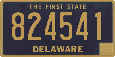 DE license plate 824541