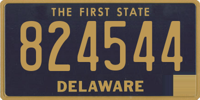 DE license plate 824544