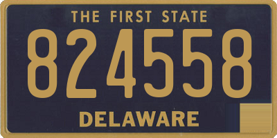 DE license plate 824558