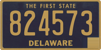 DE license plate 824573