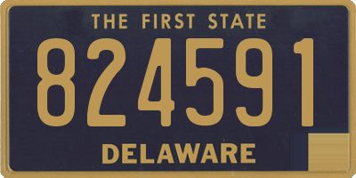 DE license plate 824591