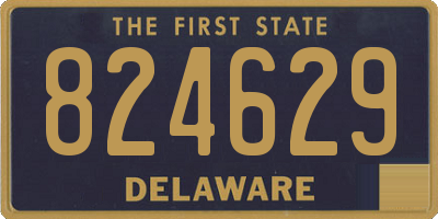 DE license plate 824629