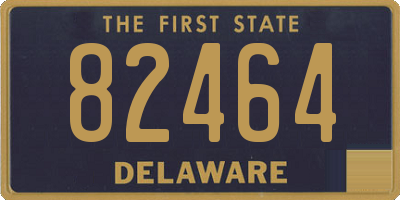 DE license plate 82464