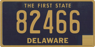 DE license plate 82466