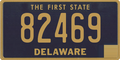 DE license plate 82469