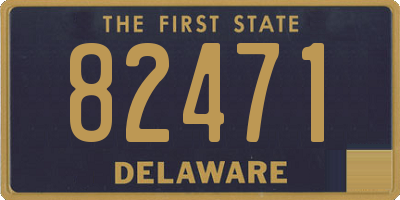 DE license plate 82471