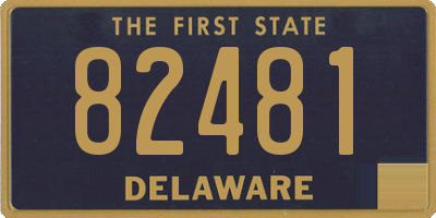 DE license plate 82481